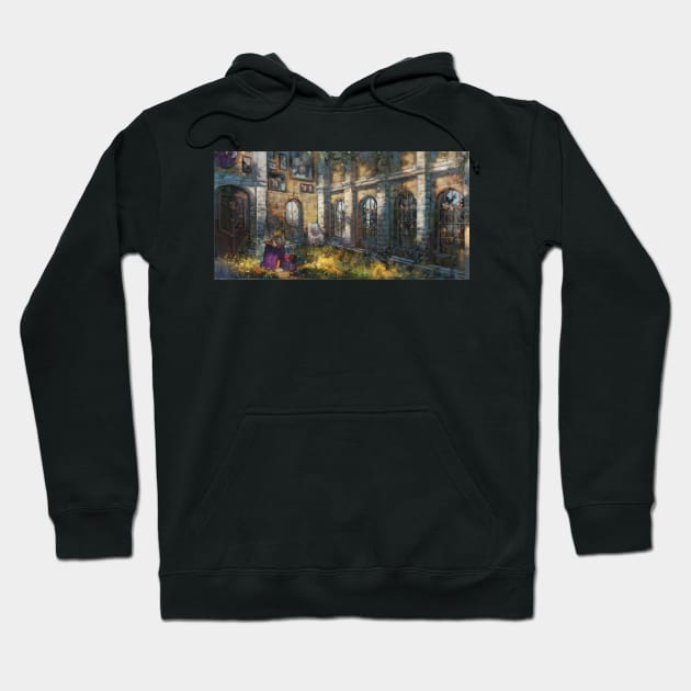 The throne room Hoodie by Clivef Poire